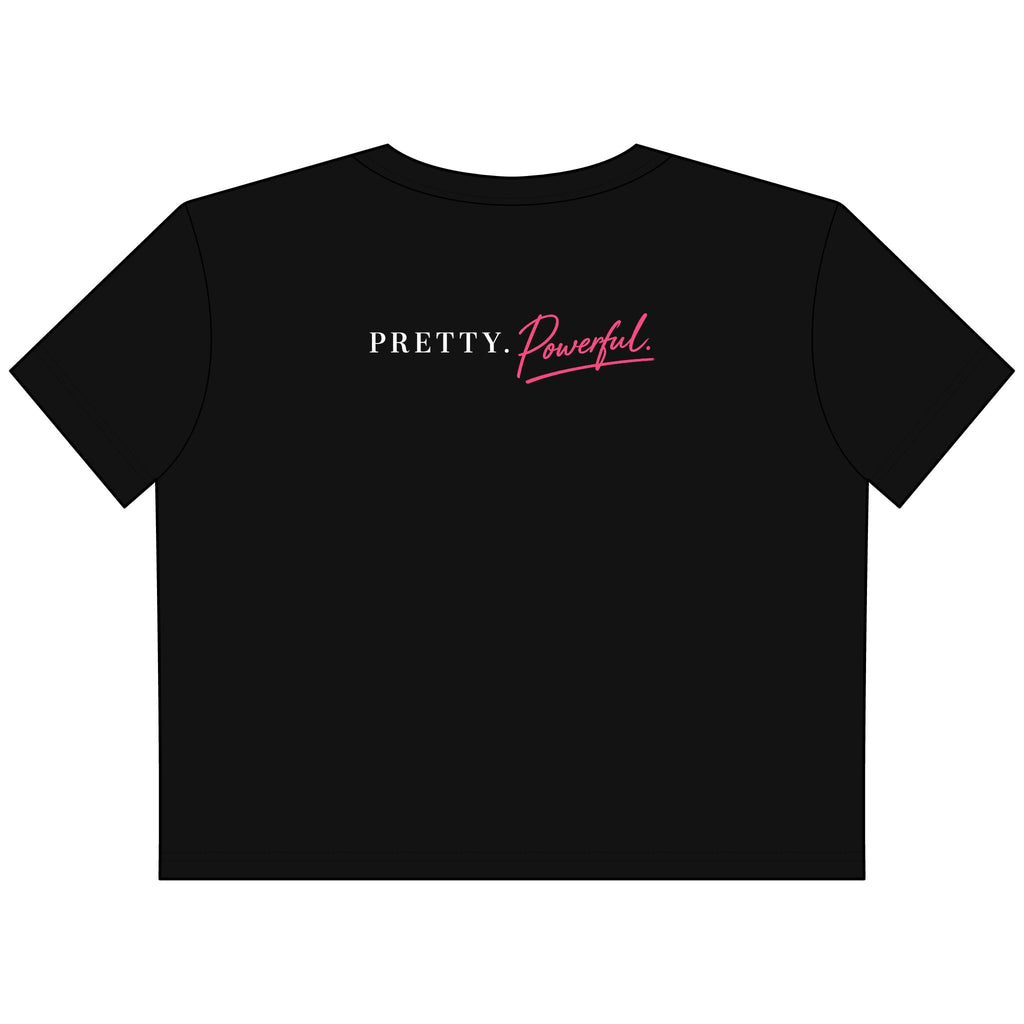Women's Cropped Pretty. Powerful Tee