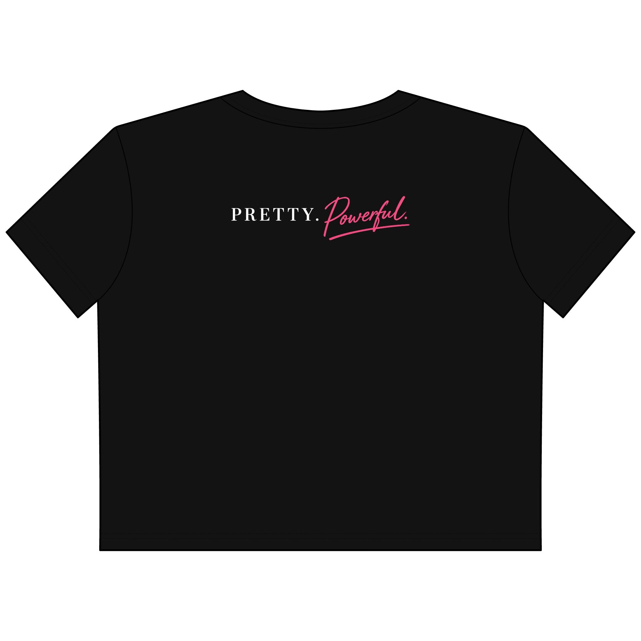 Women's Cropped Pretty. Powerful Tee