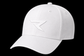 'R' Apparel Baseball Cap White/White