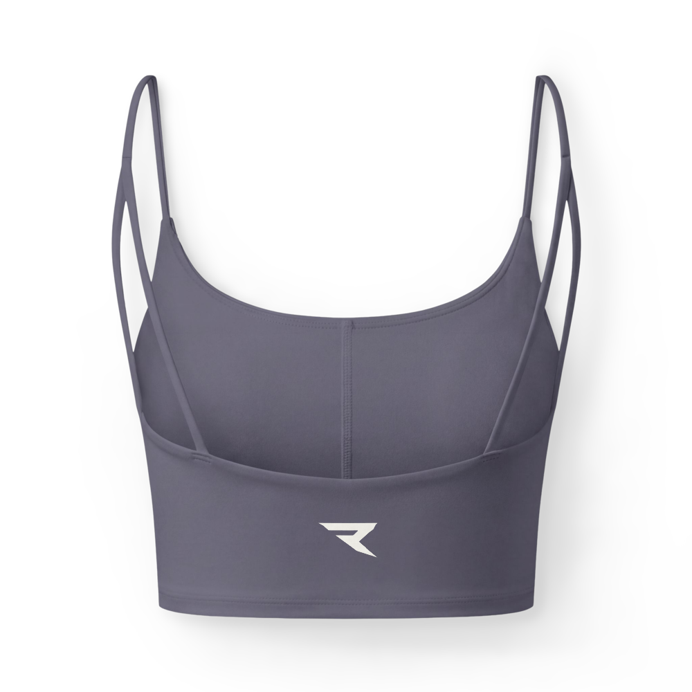 Women’s Luxe Reborn Sports Bra - Charcoal